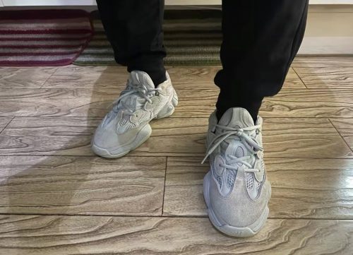 Yeezy500 Salt photo review