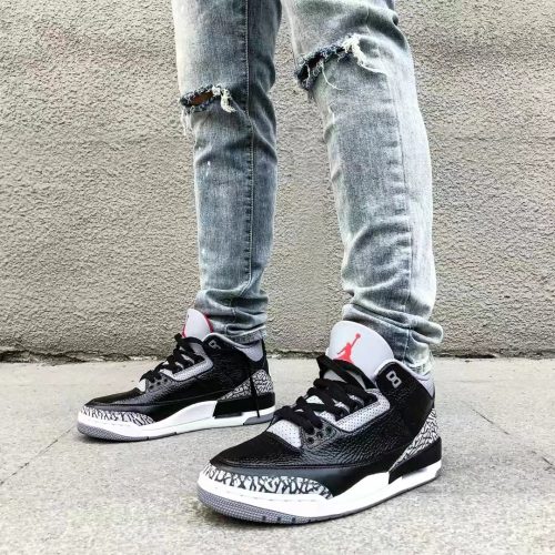 Jordan3 Retro Black Cement （2018） photo review