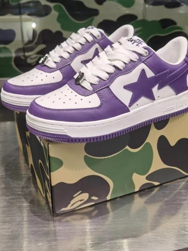 1170 0191 007 A Bathing Ape Bape Sta Low White Purple photo review