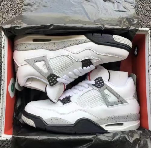 Jordan4 Retro white Cement 2016(GS) photo review