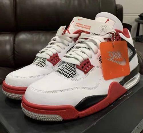 Jordan4 Retro Fire Red (2014) photo review