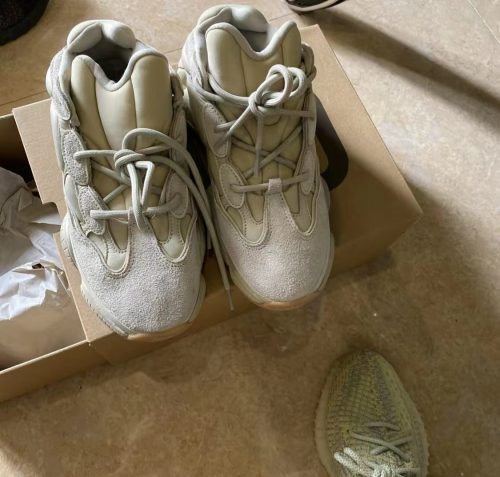 Yeezy500 Stone photo review