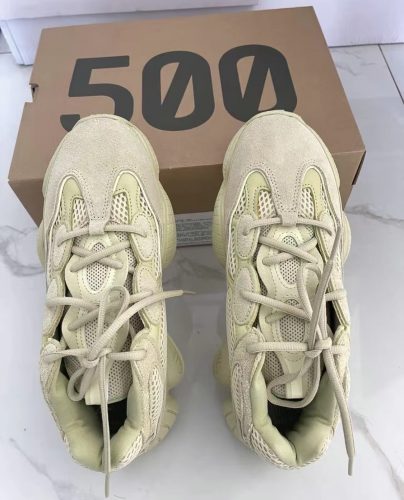 Yeezy500 Supermoon Yellow photo review