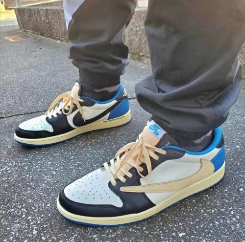 Travis Scott x Fragment x Air Jordan 1 Low OG SP photo review