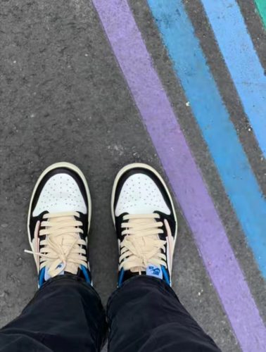 Travis Scott x Fragment x Air Jordan 1 Low OG SP photo review