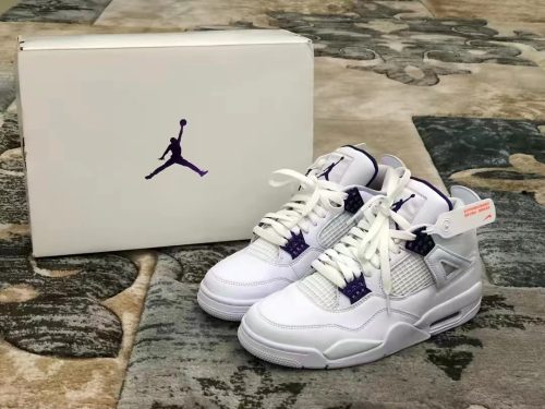 Jordan4 Retro Purple Metallic photo review