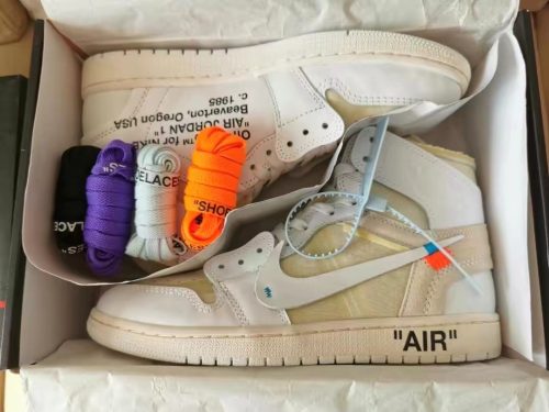 OFF-White x Jordan1 Retro White The Ten photo review