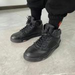 Jordan5 Retro Triple Black photo review