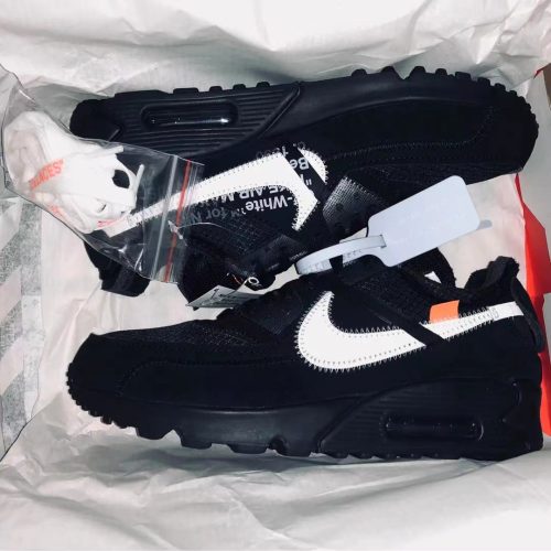 Off-White x Air Max90 Black THE TEN photo review