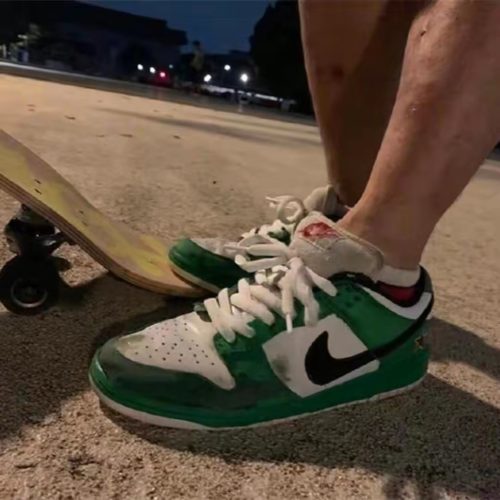 Dunk SB Low Heineken photo review