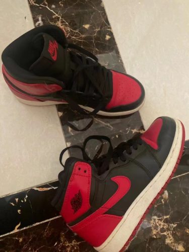 Jordan1 Retro Bred Banned photo review