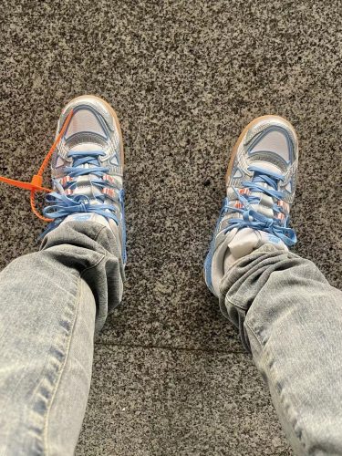 OFF-WHITE x Nike Rubber Dunk Air Unlversity Blue photo review