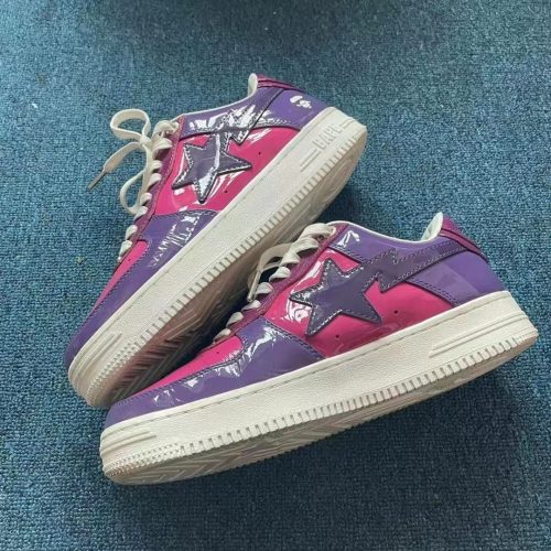 1H20 191 046 A Bathing Ape Bape Sta Low Purple Mirror Surface photo review