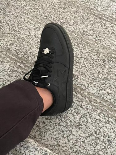 1J30 -191- 013 A Bathing Ape Bape Sta Low Black photo review