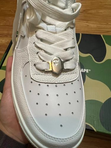 1H70-191-006 A Bathing Ape Bape Sta Low White photo review